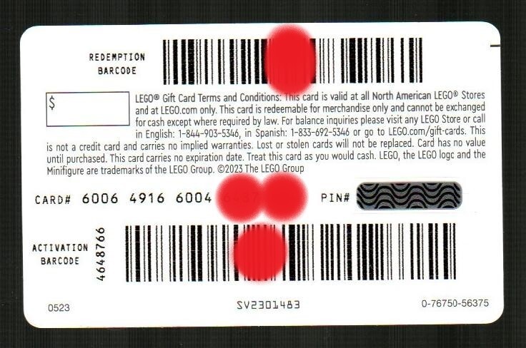 LEGO 40th Anniversary Firework Guy ( 2023 ) Gift Card ( $0 )