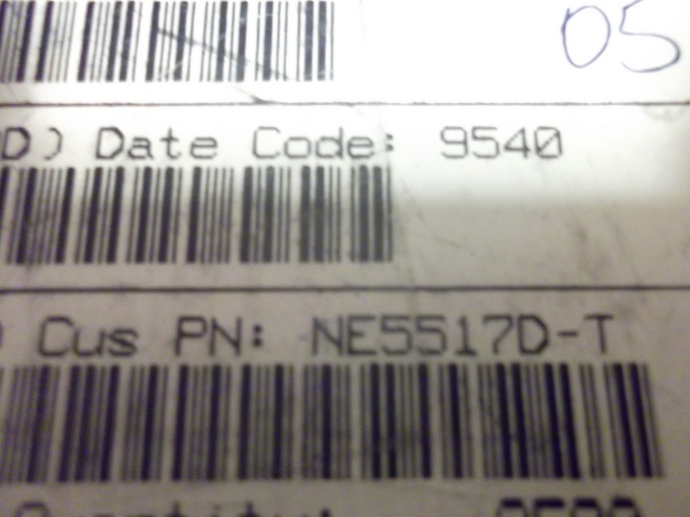 NE5517D DUAL OPERATIONAL TRANSCONDUCTANCE AMPLIFIER BY PHILIPS DATE CODE 9540