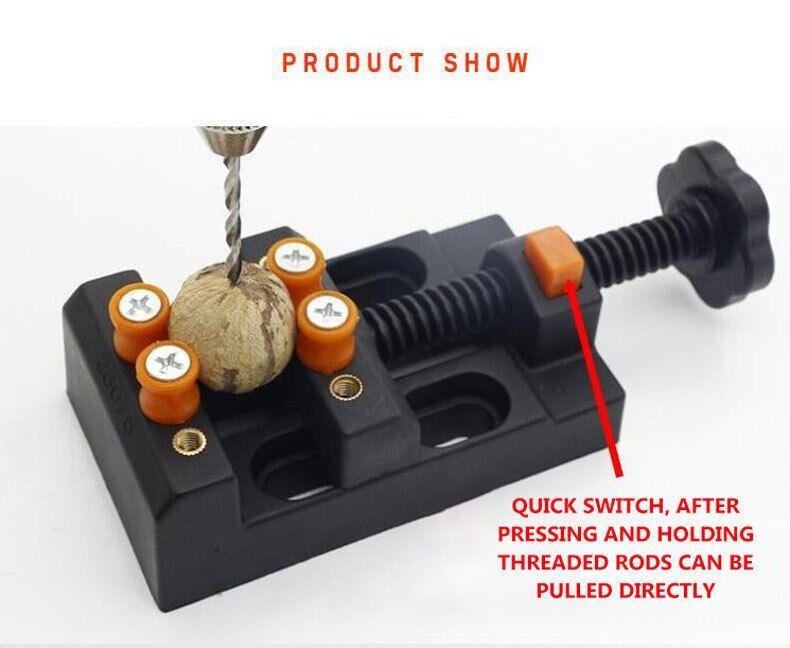 Mini Bench Drill Tool High Precision Portable Bench Woodworking Drilling Machine