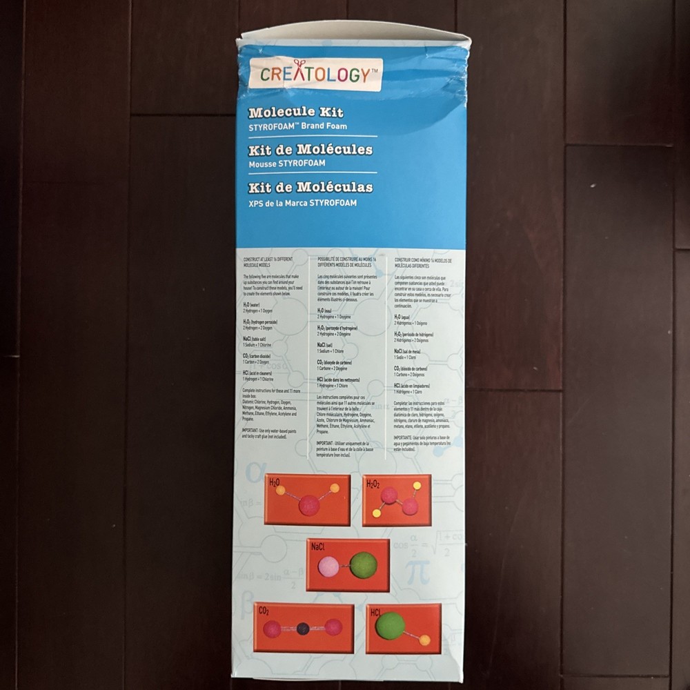 Molecule Model Kit All White Creatology (Rvb3)