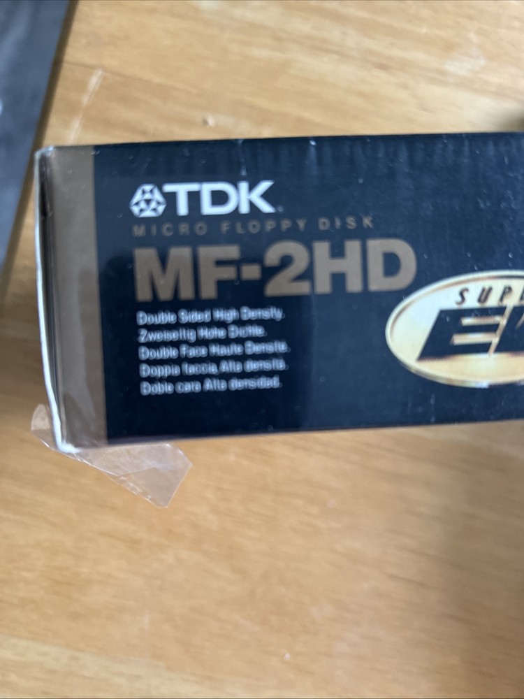 TDK MF-2HD Micro Floppy Disk Super EB 10 Pack NEW