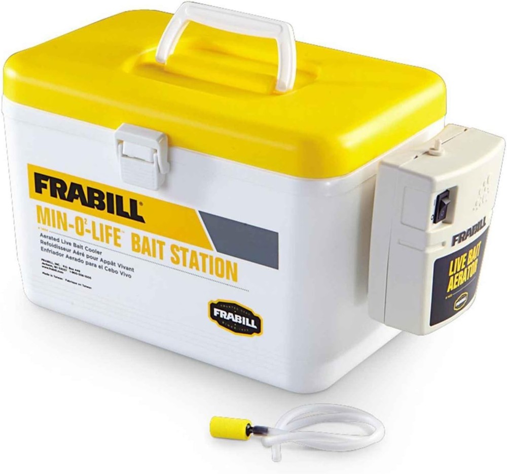 Portable Aerator Bait Container 8-Quart Capacity