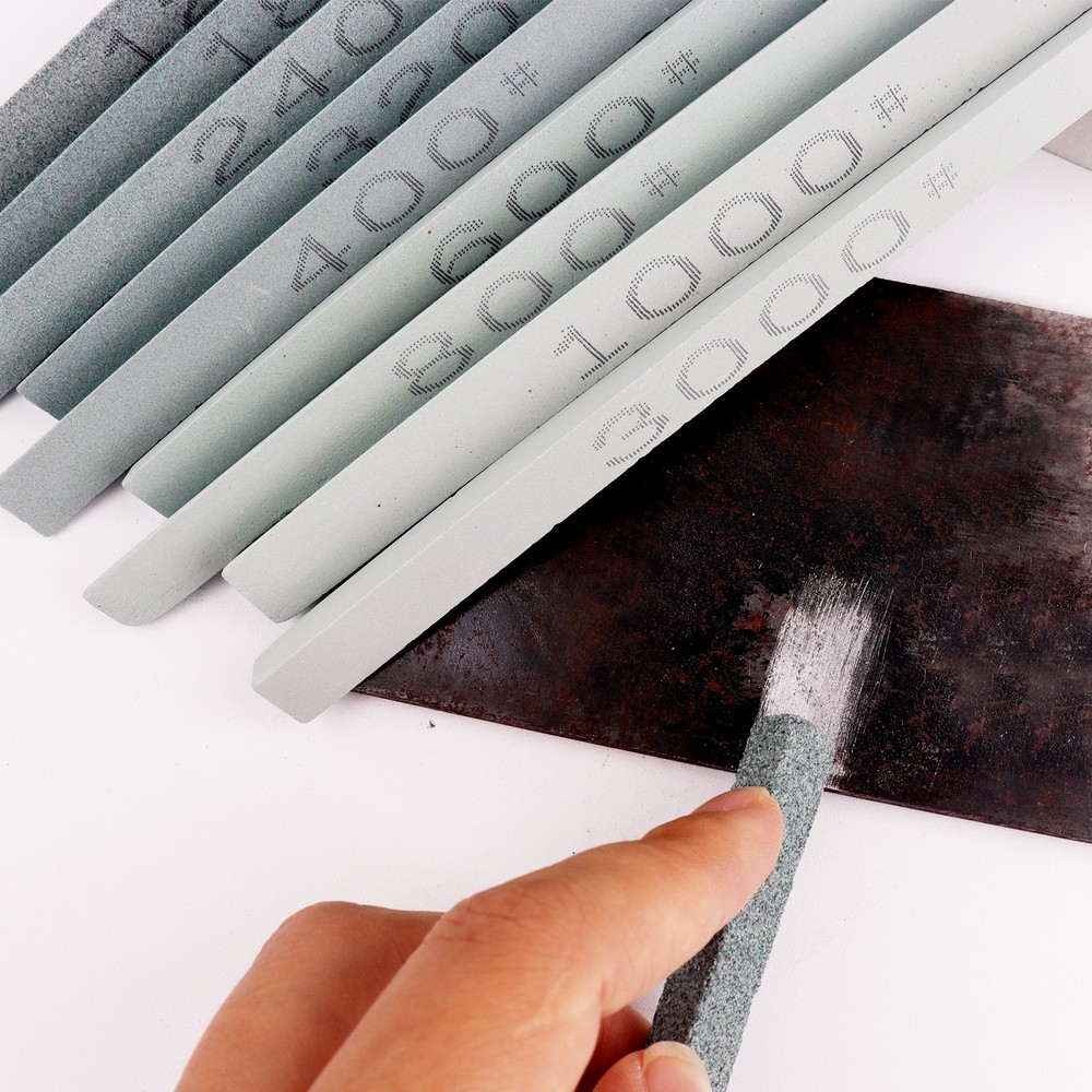 Triangular & Rectangular Sharpening Stone 150mm | 1 or 10-Pack Selectable Grits