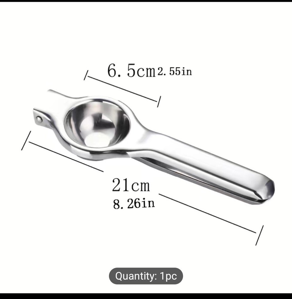 stainless steel lemon squeezer