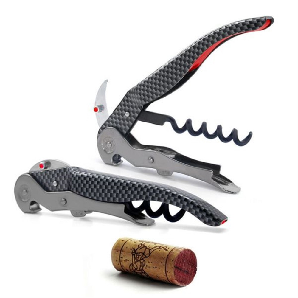 Pulltex: Monza: Set 3 pcs: Wine Accessories Set Carbon Fiber Effect