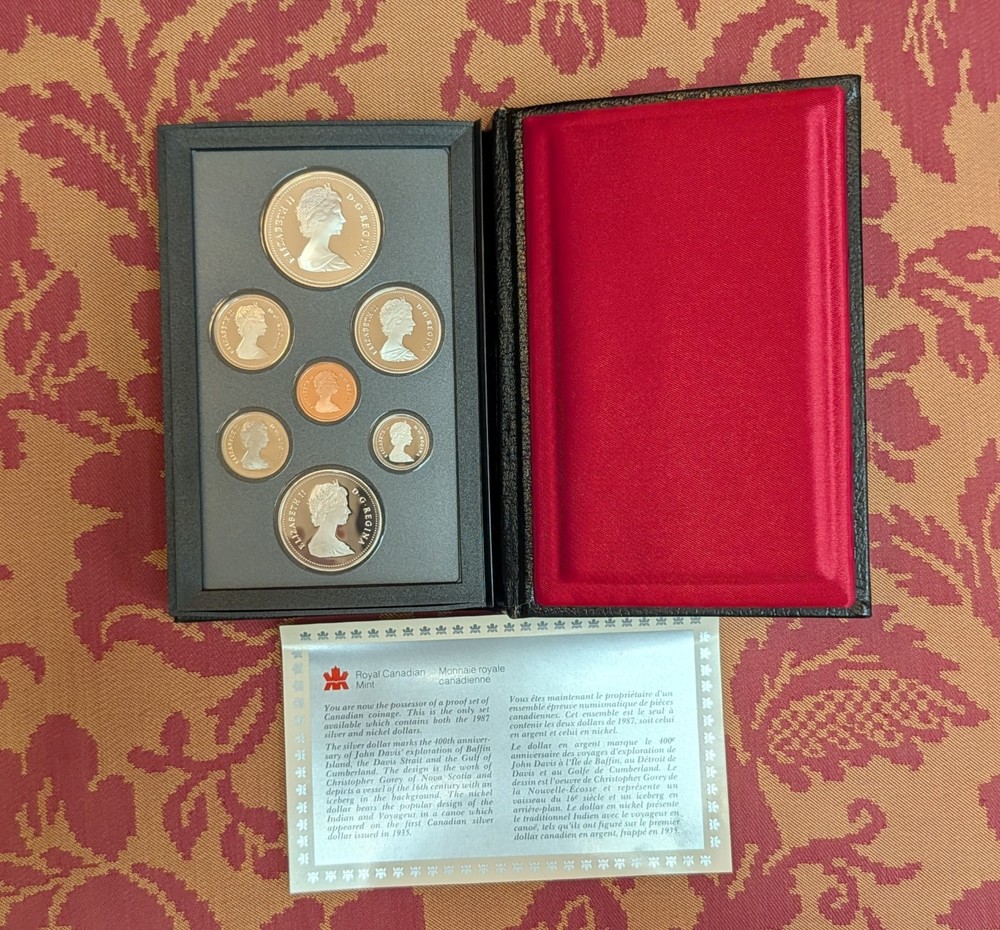 1987 Canada Proof Set w/ Plastic Box