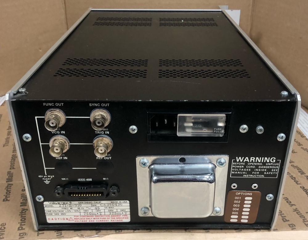 Wavetek 271 Programmable Pulse/Function Generator (TESTED)