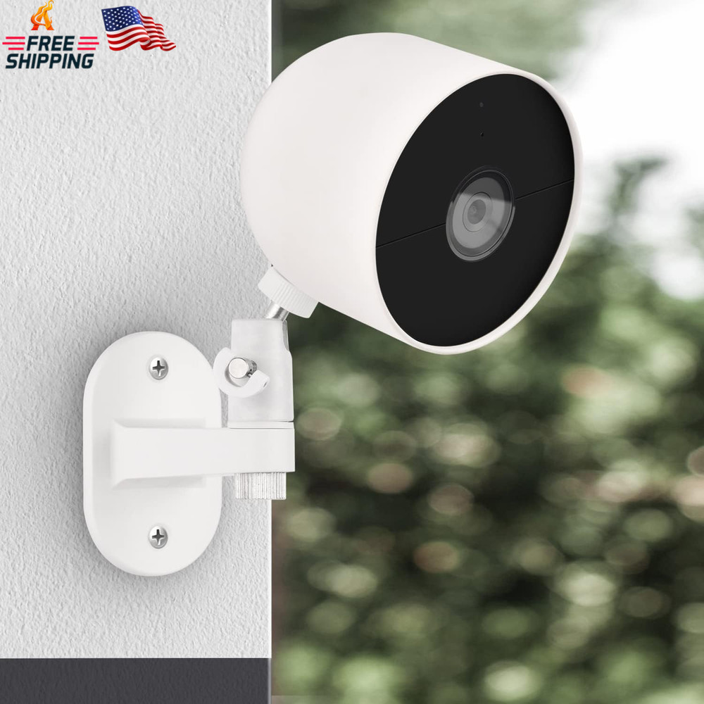 2Pack Adjustable Security Wall Mount Bracket for Google Nest Cam Outdoor or Indo