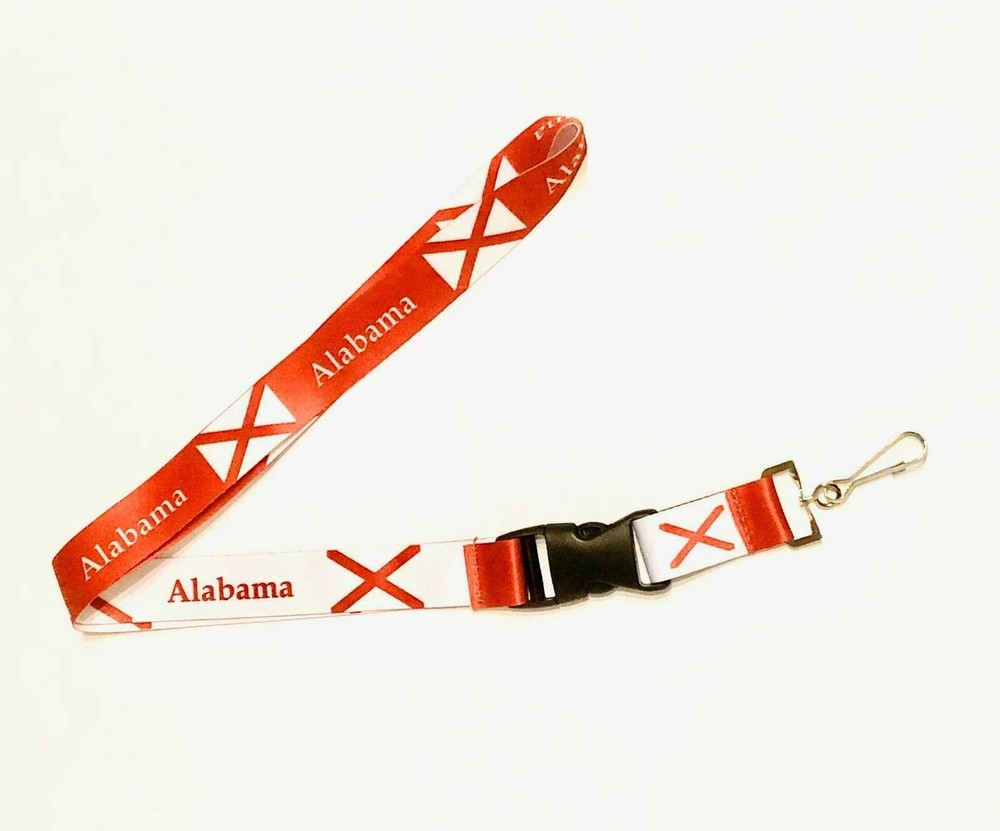 USA state flags lanyard keychan id holders