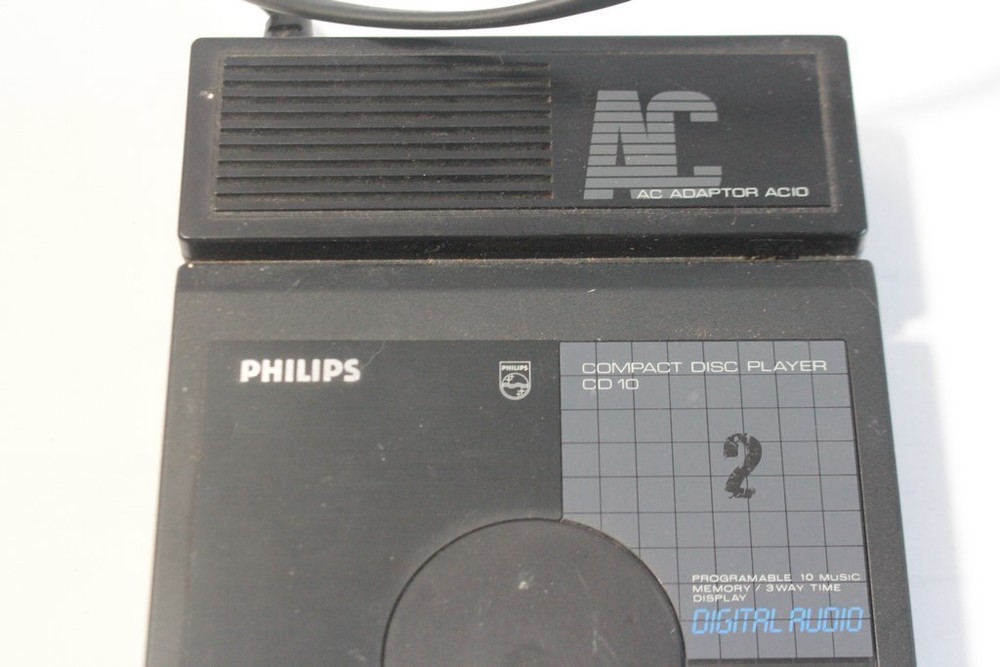 PHILIPS Portable CD Player Compact Disc Player CD 10 (75933)