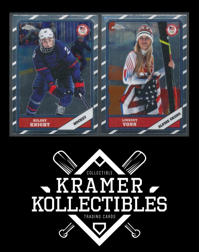 2026 Topps Chrome US Olympic Team Inserts & Parallels - COMPLETE YOUR SET!