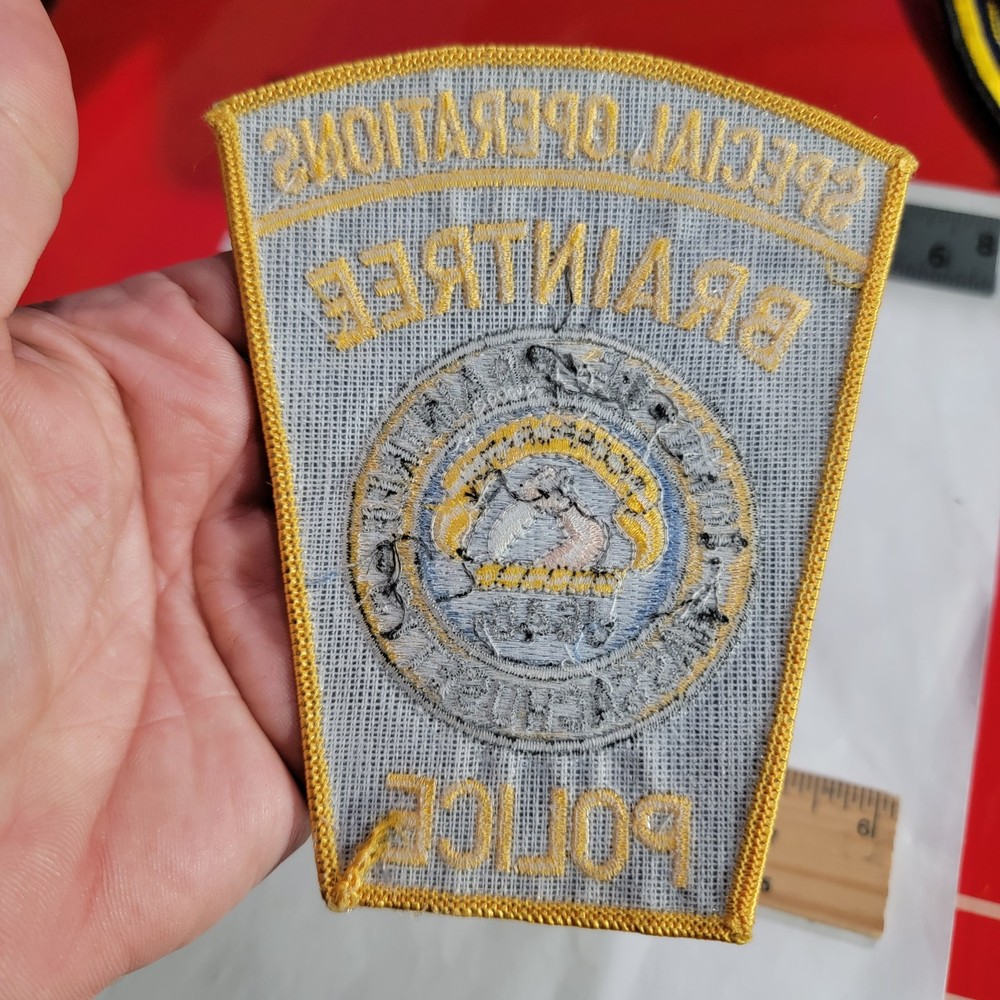 Bin1 b7 patch Police Massachusetts Braintree Special Operations Ops