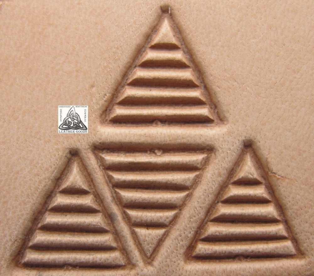 Vintage Basic Tool LA Native American Symbol Stamp Leather Tool  # 11 Tepee