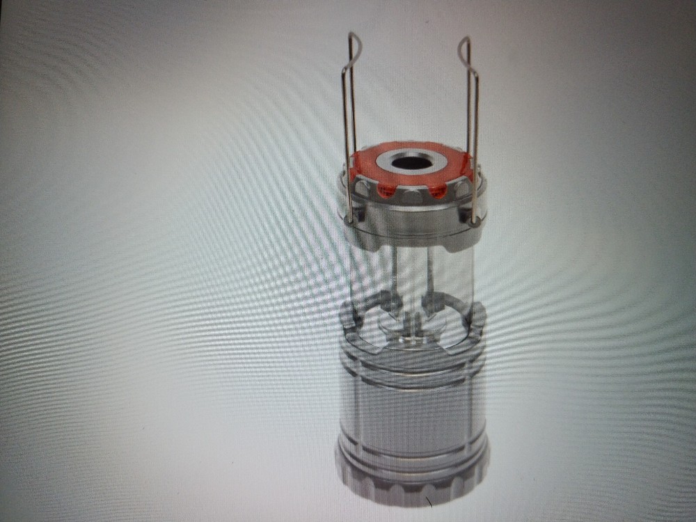 SecureBrite Pop-Up Lantern/Flashlight with Emergency Light (Black) Magnetic