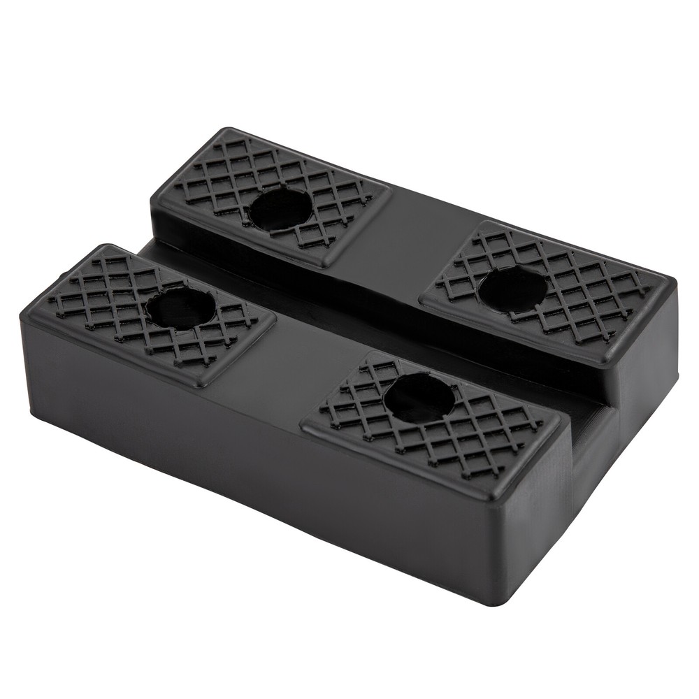4pack Lifter Rubber Pad Black Rubber Arm Pad 4-hole Rectangular Lift Rubber Mat