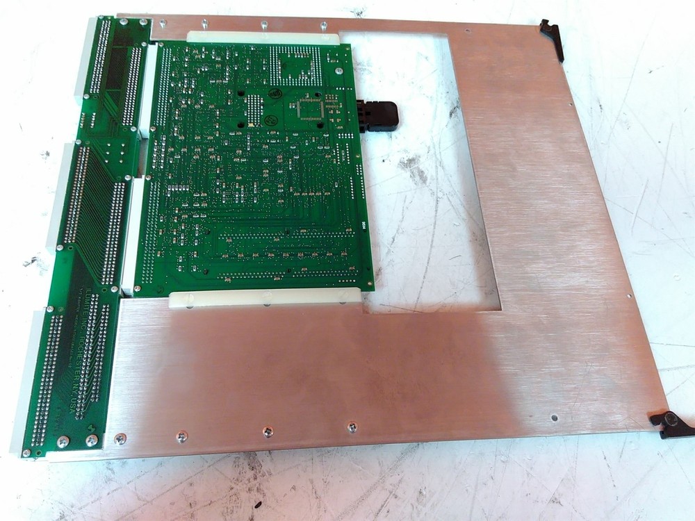 Defective Illimite 87300-C PCB Frame Holder with Intel i960 CPU Board AS-IS