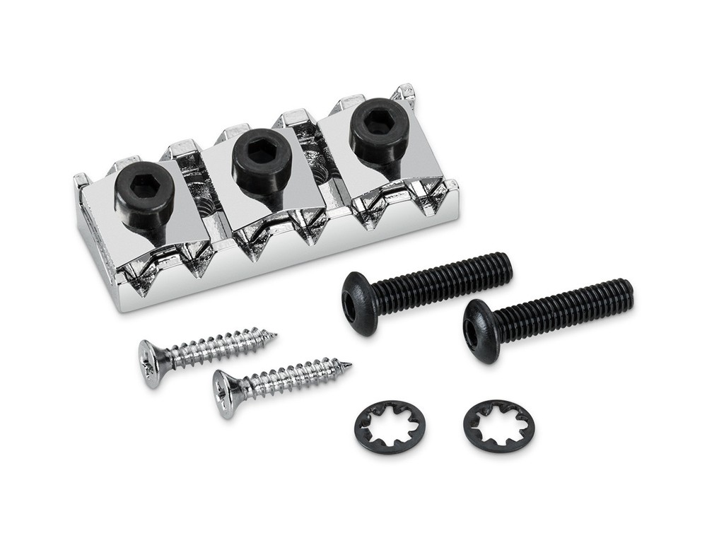 Genuine Schaller locking nut left L3 Chrome 13130203