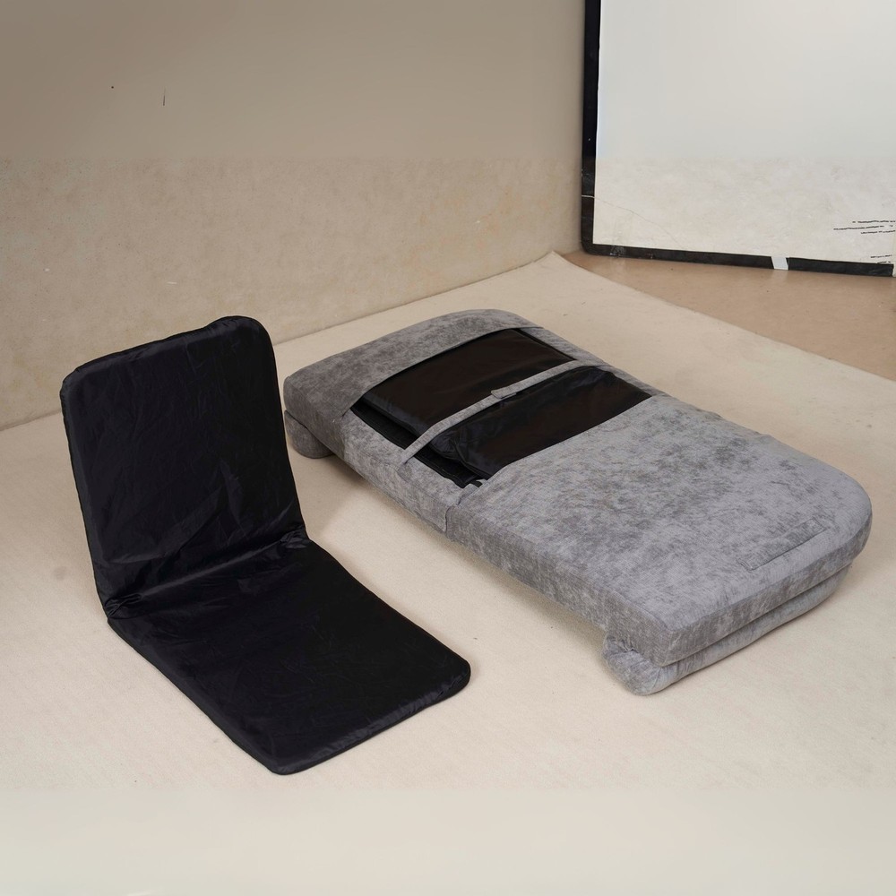 Convertible Fold-Out Double Sofa Bed, 18 Sections Adjustable