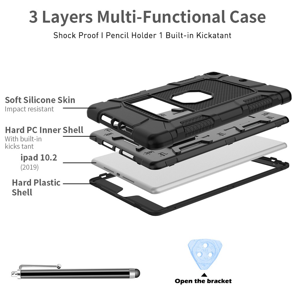 Heavy Duty Case For Apple iPad 9th/8th/7th Generation 10.2"+Screen Protector+Pen