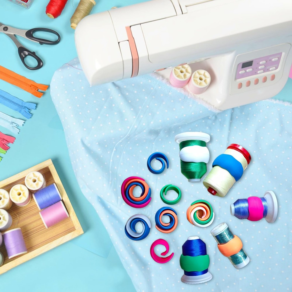 150PCS Embroidery Thread Holder - Keep Thread Spool Organized - Multicolor Si...