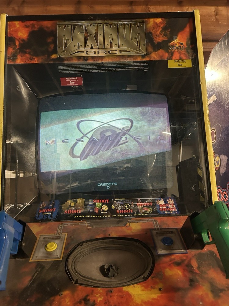 Maximum Force Arcade Game – Fully Working, Great Condition