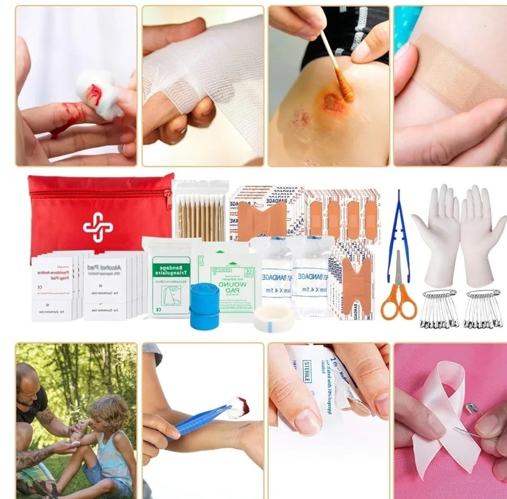 🔥Emergency Survival Kit First Aid 150 Piece Set.