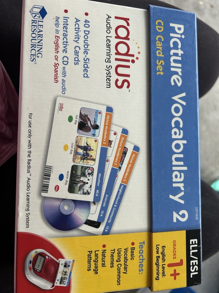 Learning Resources Radius System – 2 Machines + 15 Reading & ESL Sets