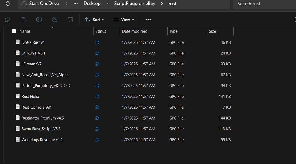 RUST ZEN SCRIPT PACK 10+ BUNDLE NEW!!!! Xbox | PS5|PC|Instant Delivery READ!!!!!