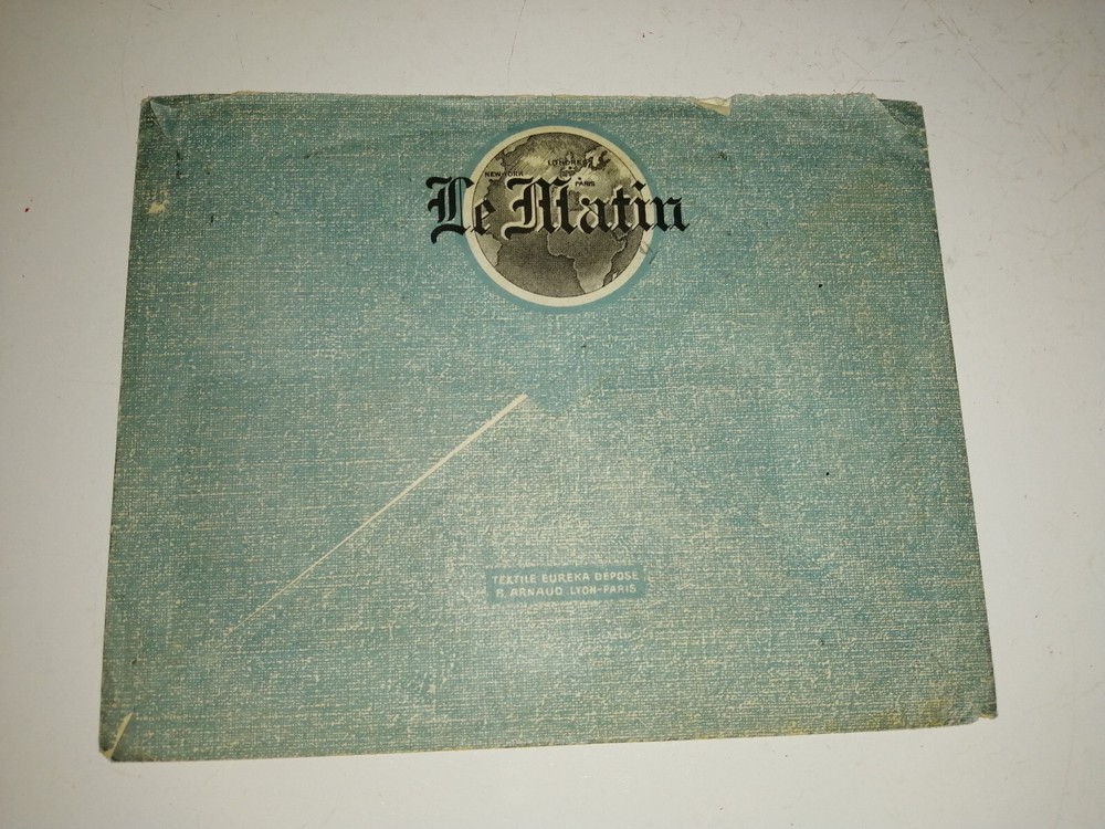 Antique 1920 Journal Le Matin Advertising Envelope