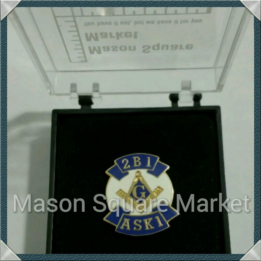 Freemason 2B1 Ask 1Lapel Pin