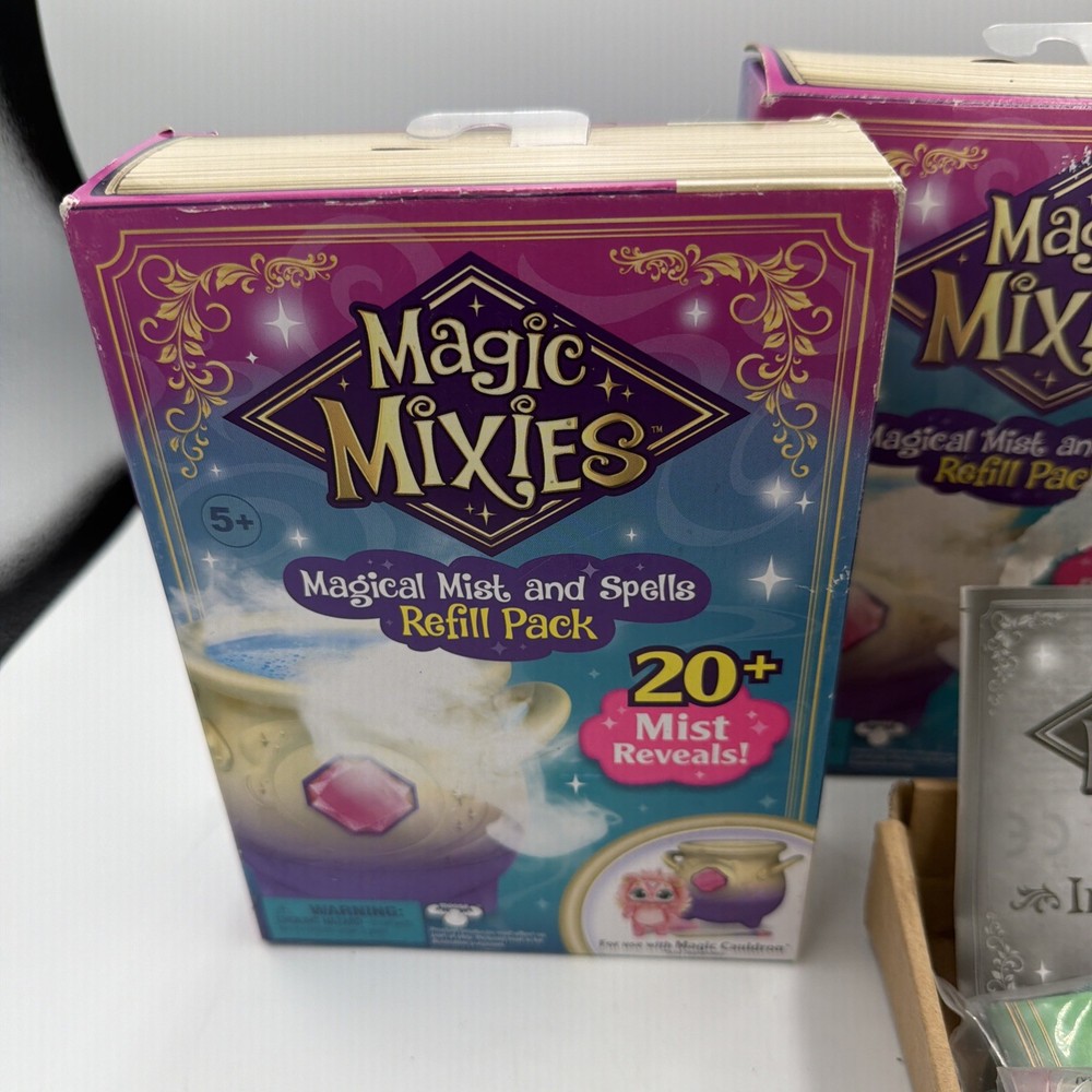 Magic Mixies Magical Mist 3 REFILL PACKS Spells for Use W/ Magic Cauldron B2