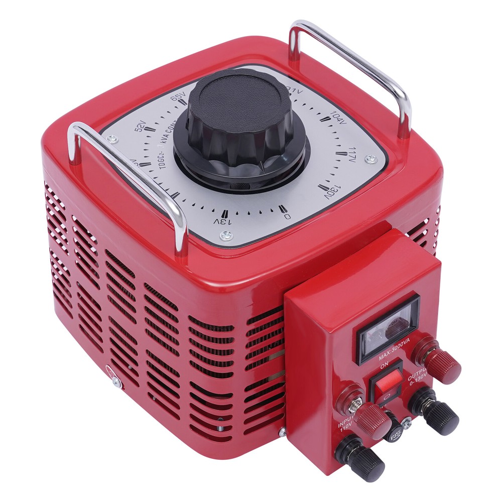 Variac Transformer Variable Voltage AC Regulator Metered 3000W 30Amp 110V