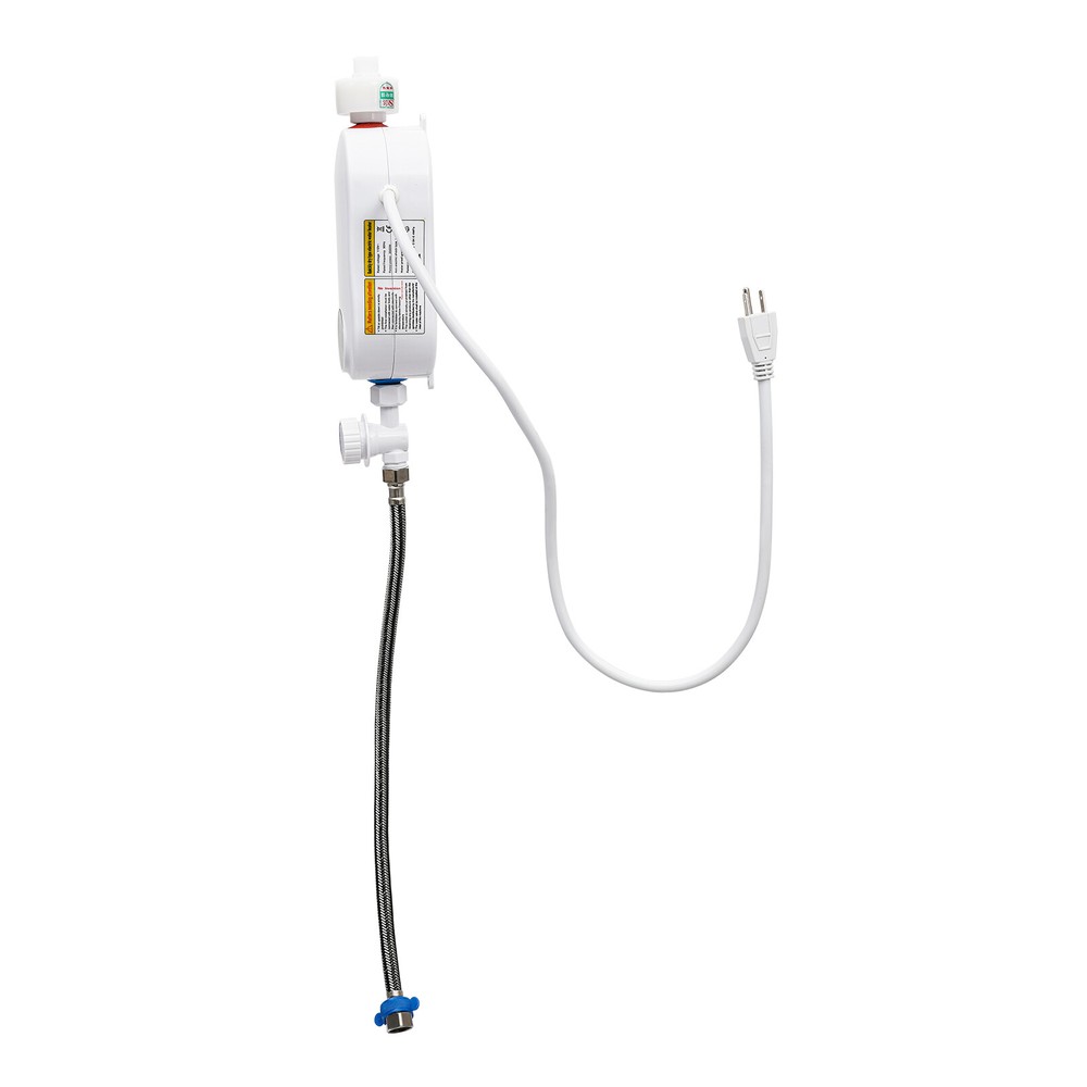 110V Instant Hot Water Heater With Shower Head Tankless Electric Shower 3500W US