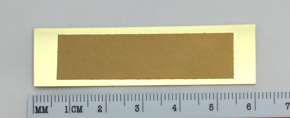 Custom Engraved Solid Brass Micro Seiki Turntable Badge