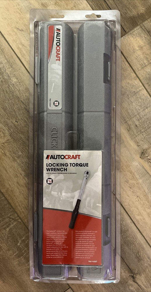 Autocraft Locking Torque Wrench 10 to 100ft Range (M)