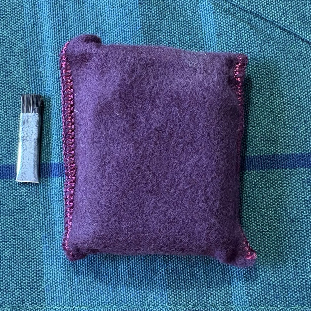 Ronson Whirlwind Lighter Tortoise Monogram Case Brush Original Box Manual