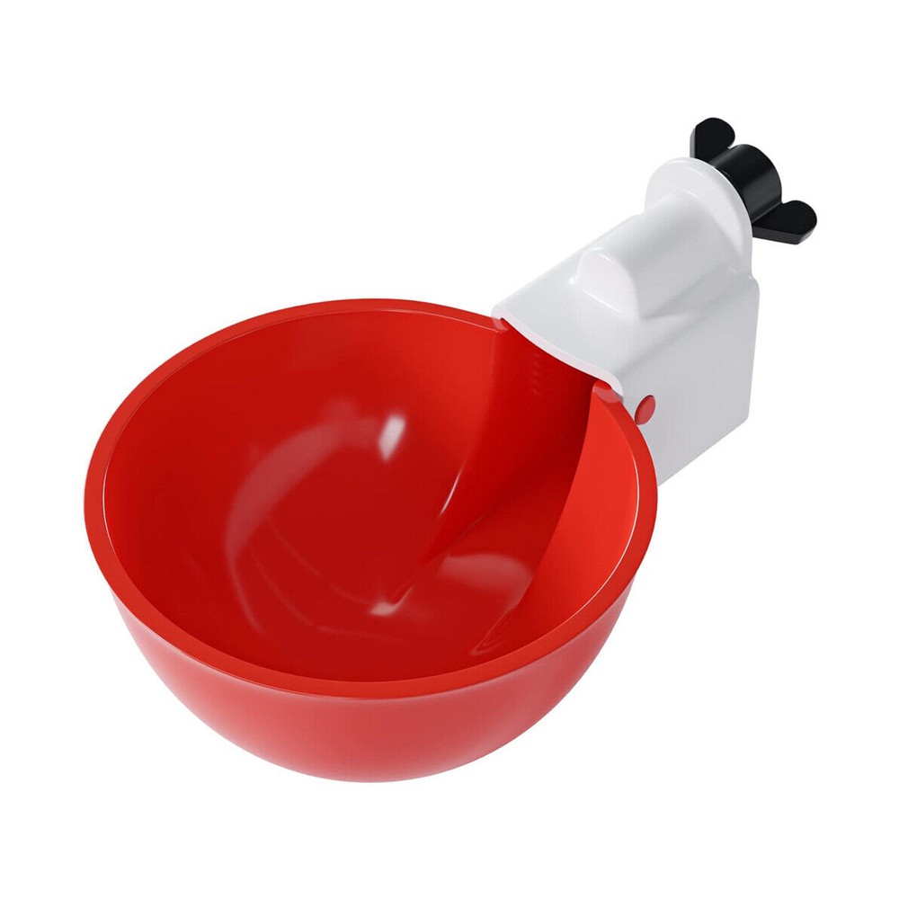 8 PCS Automatic Waterer Poultry Chicken Water Cup Feeder Drinker Drinking Bowl