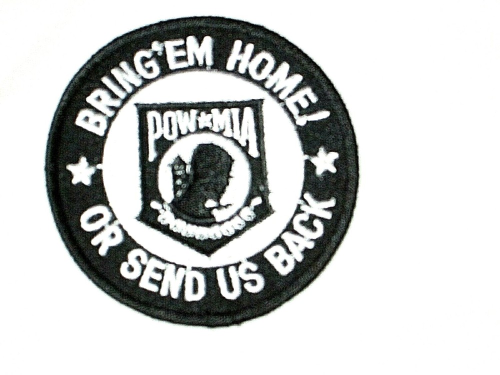 POW-MIA EMBROIDERED PATCH - NEW