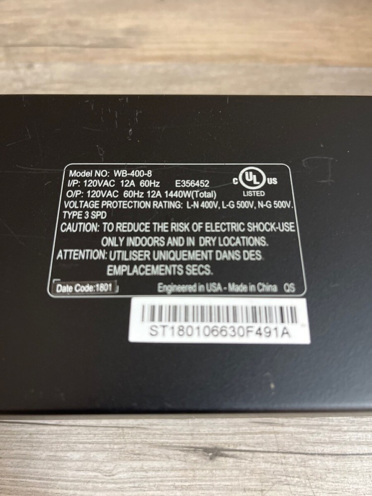 WATTBOX WB-400-8 (PSN031425)