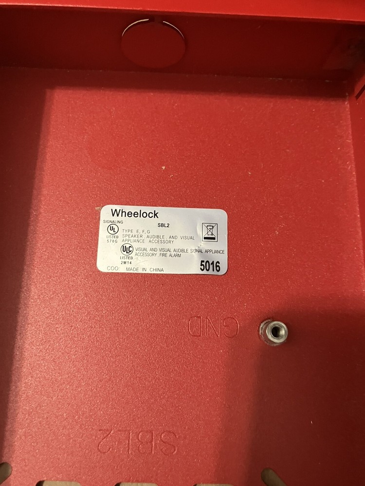 Wheelock SBL2-R Fire Alarm Surface Backbox