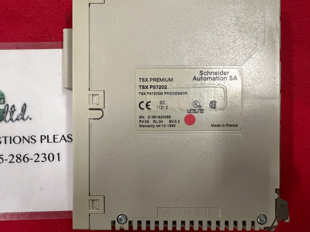 TSXP57202M Used TESTED Modicon Premium CPU TSX-P57202M TSXP57202