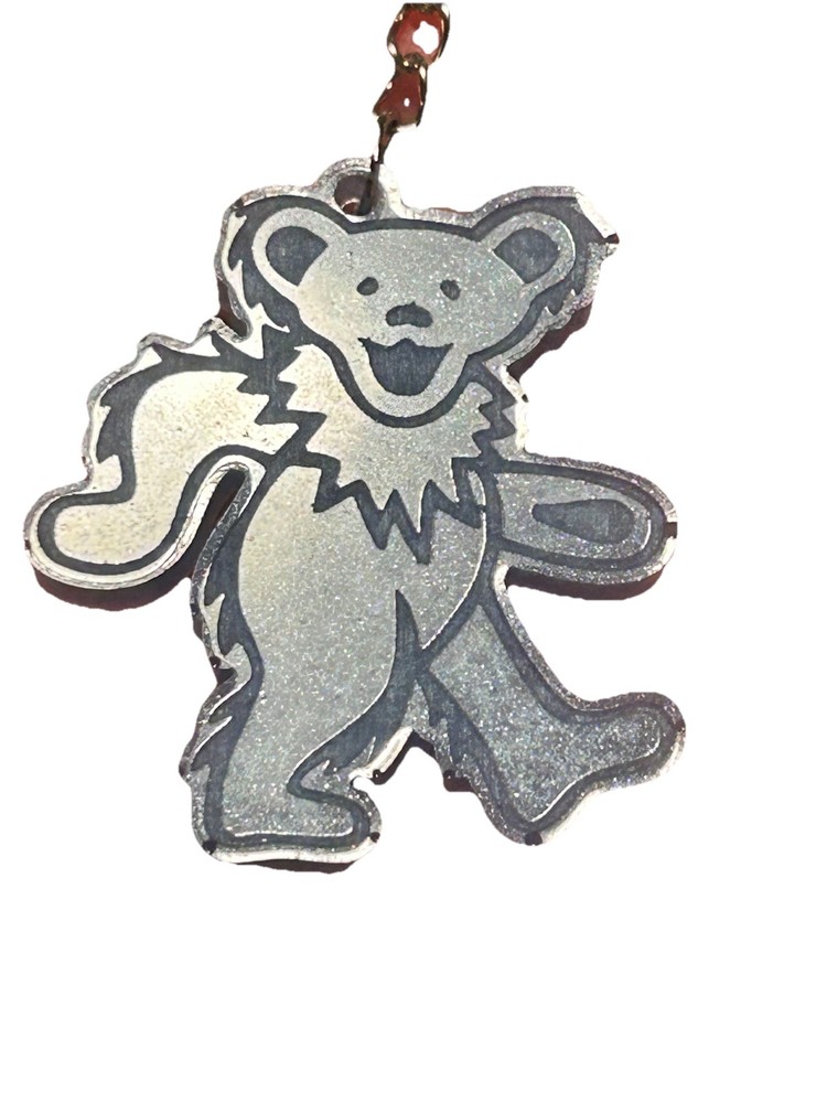 Grateful Dead Dancing Bear Handmade Resin Keychain