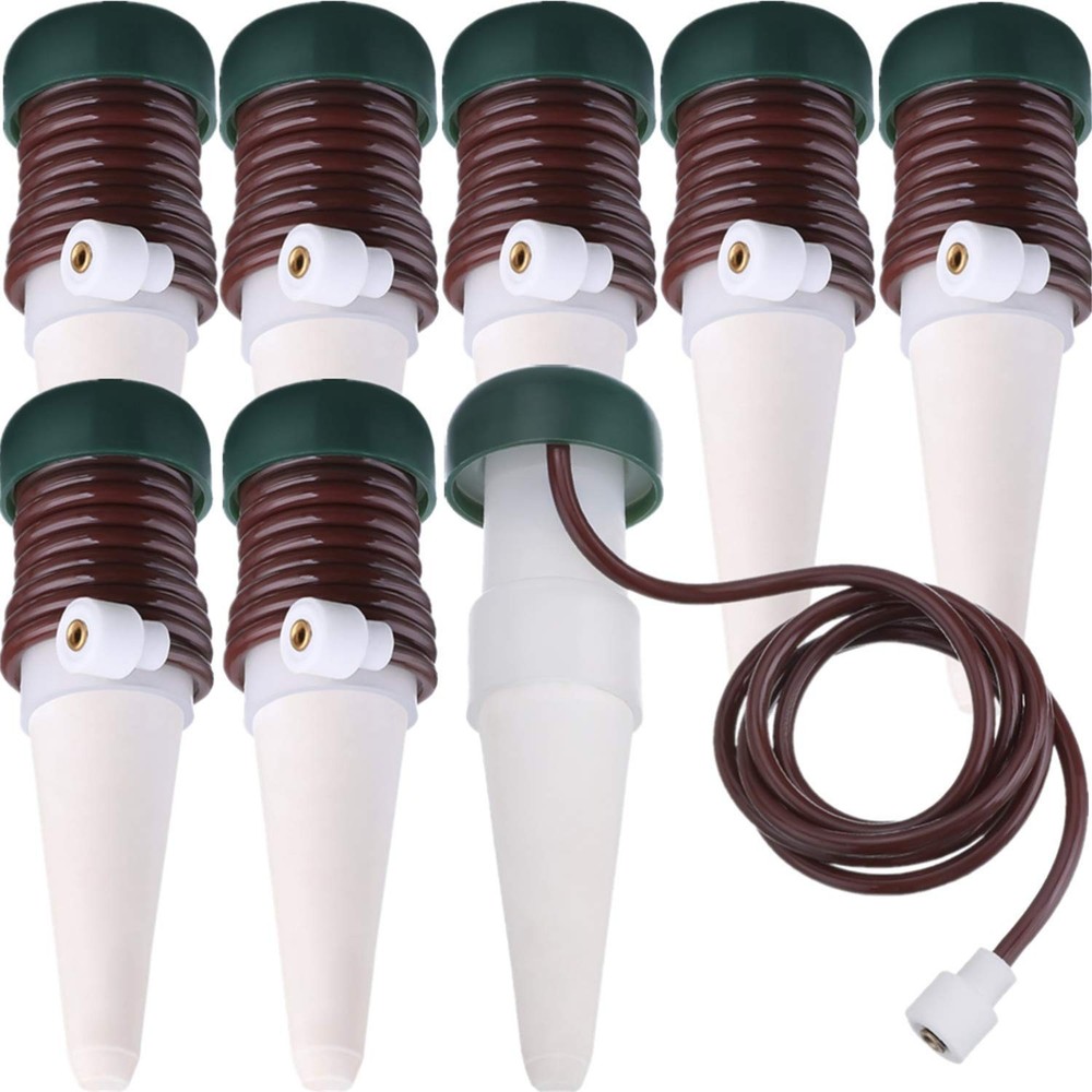 8 Pack Plant Self Watering Stakes Insert Automatic Watering Devices Self Wate...