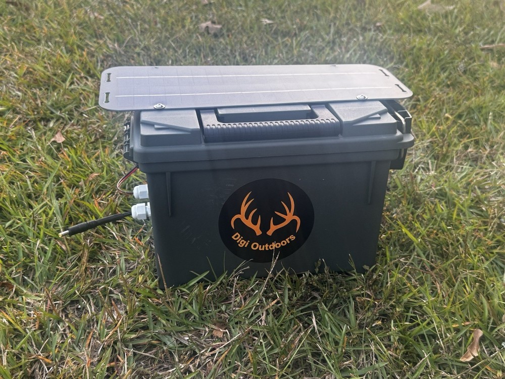 Deer Trail Camera External Solar Battery Power Panel Box
