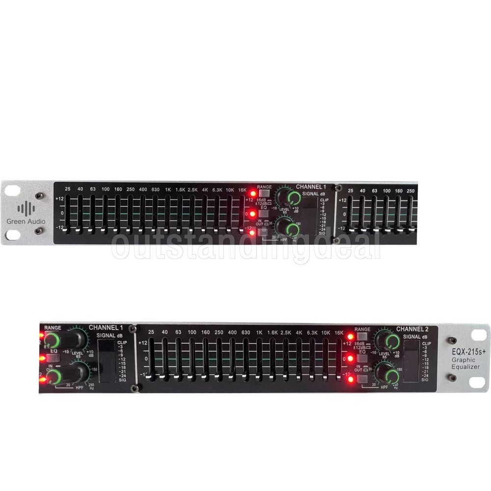 GAX-EQ215S Active Balance Dual 15-band Equalizer Digital Audio Processor os67