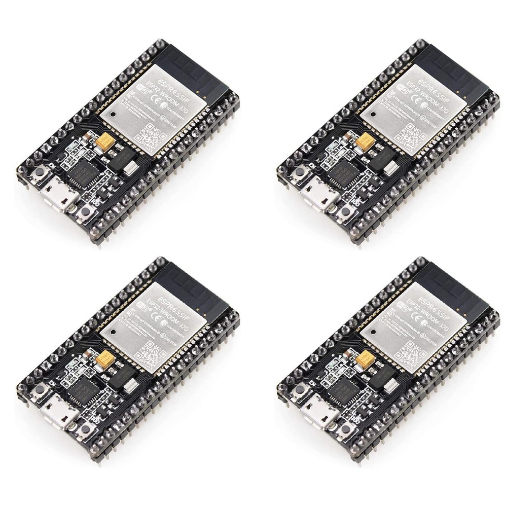 ESPWROOM32 ESP32S Development Board 2.4GHz DualMode WiFi Bluetooth 4 PCS