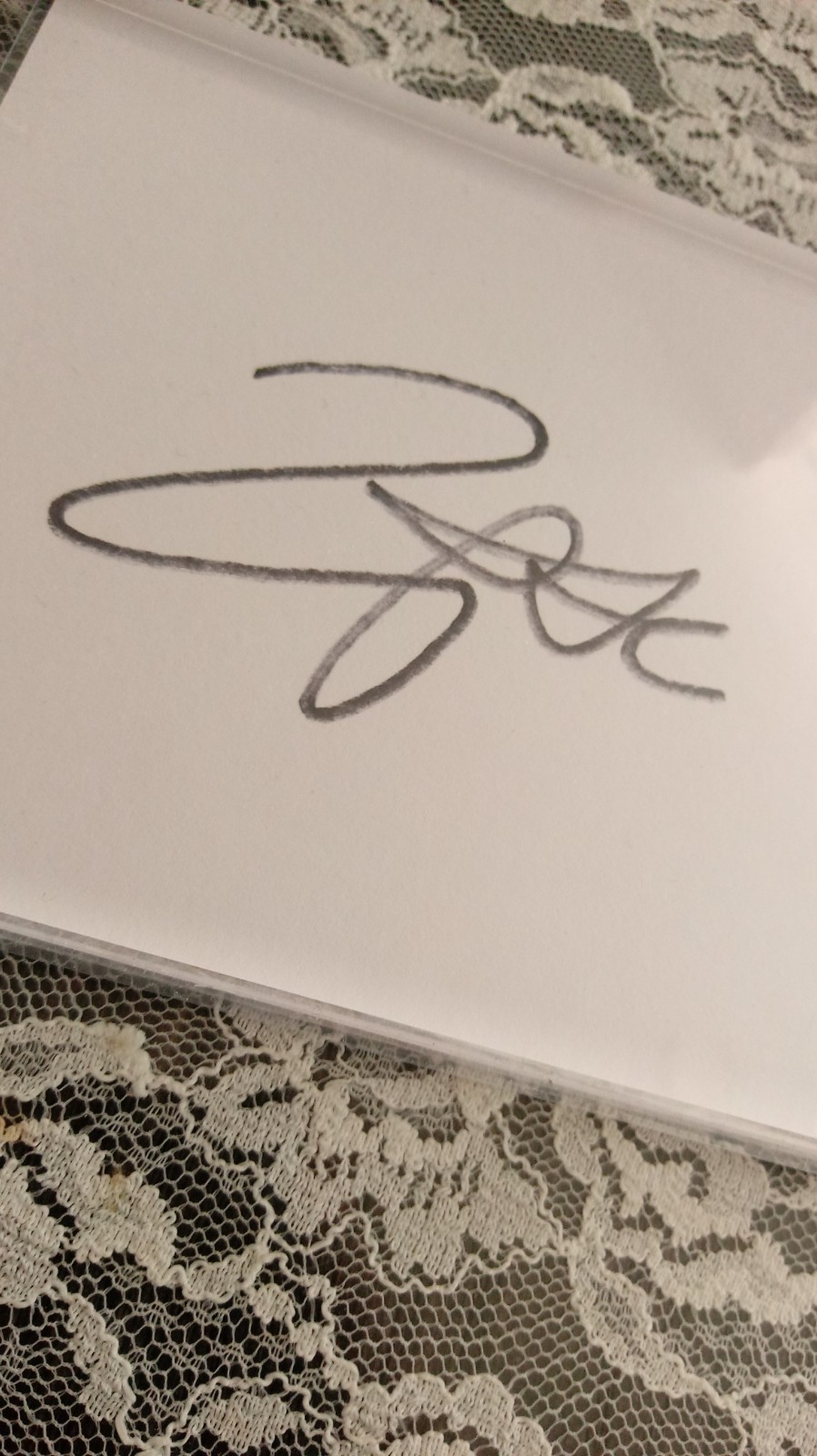 SIGNED Tupac Shakur AUTOGRAPHED 4x6 Paper Card RARE Rap Music HTF Legendary 2PAC