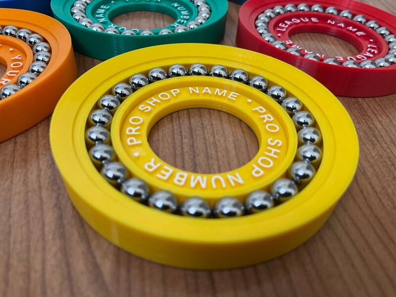 Bowling Ball Rotating Cup Stand 2.0 - Personalized