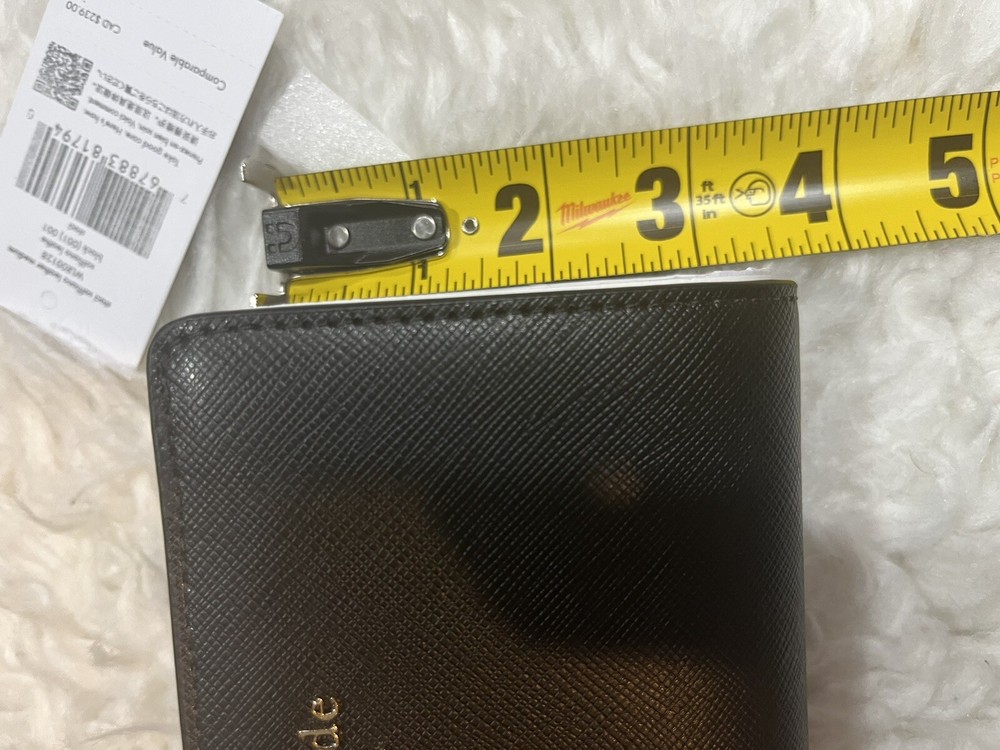 NWT Kate Spade Staci Saffiano Leather Medium Wallet Navy