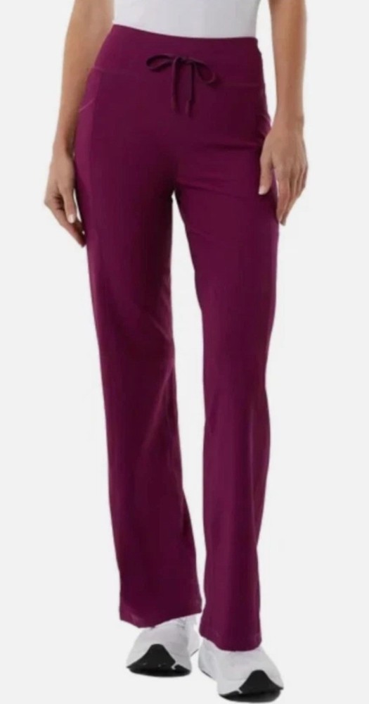 32 Degrees Cool Womens Active Flare Pants Large Purple